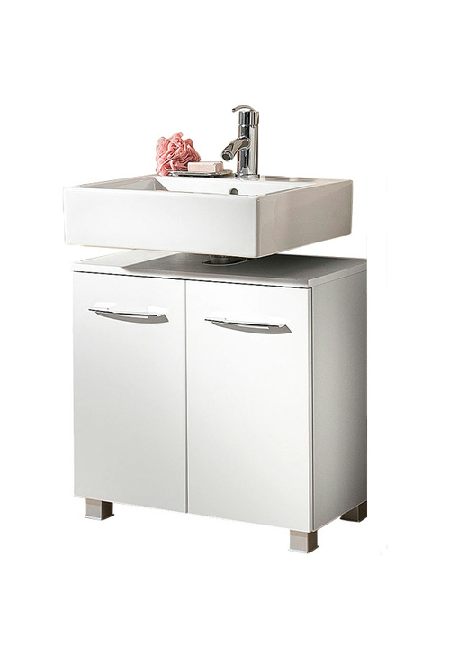 Badezimmermöbel - Badmöbel-Programm, auch hängend montierbar Ansicht 3 Badezimmermöbel - Badmöbel-Programm, auch hängend montierbar, in Farbe WEISS, in Ausführung Hängeschrank, 1-türig Ansicht 3