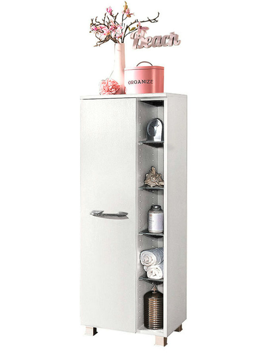 Badezimmermöbel - Badmöbel-Programm, auch hängend montierbar Ansicht 13 Badezimmermöbel - Badmöbel-Programm, auch hängend montierbar, in Farbe WEISS, in Ausführung Hängeschrank, 1-türig Ansicht 13