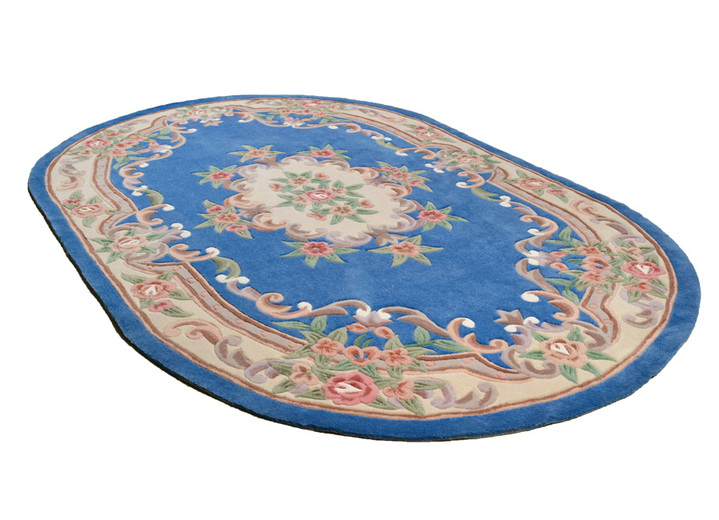 Klassisch - Handgetuftete Brücken und Teppiche Ansicht 12 Klassisch - Handgetuftete Brücken und Teppiche, in Größe 111 (Brücke, 60x 90 cm) bis 325 (Bettumrandung, 3-teilig), in Farbe ROT Ansicht 12