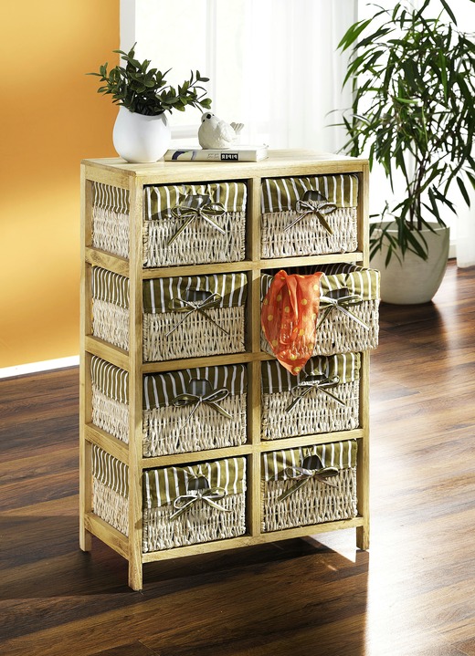 Regale - Regal mit sichtbarer Holzstruktur Ansicht 3 Regale - Regal mit sichtbarer Holzstruktur, in Farbe NATUR, in Ausführung Regal mit 6 Körben Ansicht 3