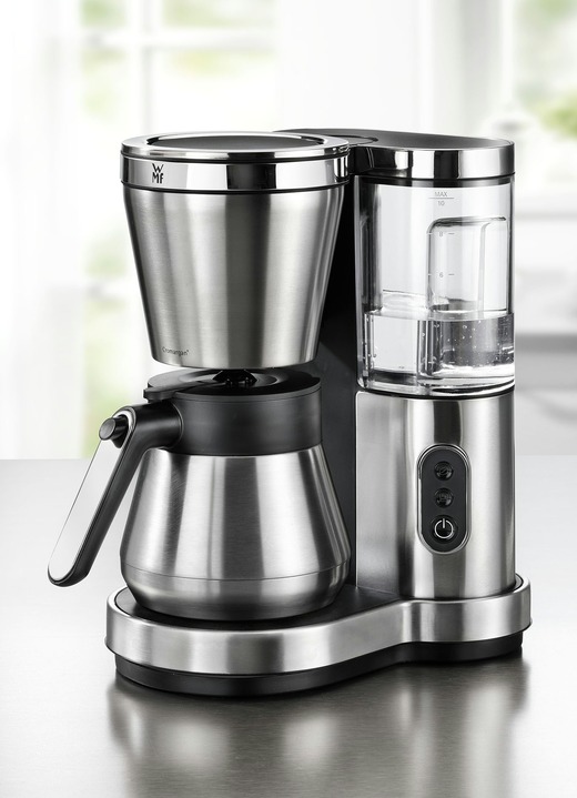 Küchengeräte-Serien - WMF-Frühstücksserie Lono aus glänzendem Edelstahl, in Farbe EDELSTAHL, in Ausführung Thermo-Kaffeemaschine Ansicht 1