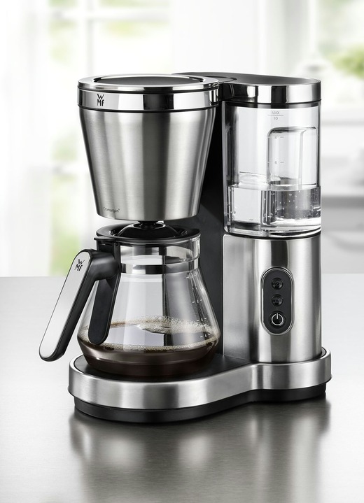 Küchengeräte-Serien - WMF-Frühstücksserie Lono aus glänzendem Edelstahl, in Farbe EDELSTAHL, in Ausführung Kaffeemaschine Ansicht 1
