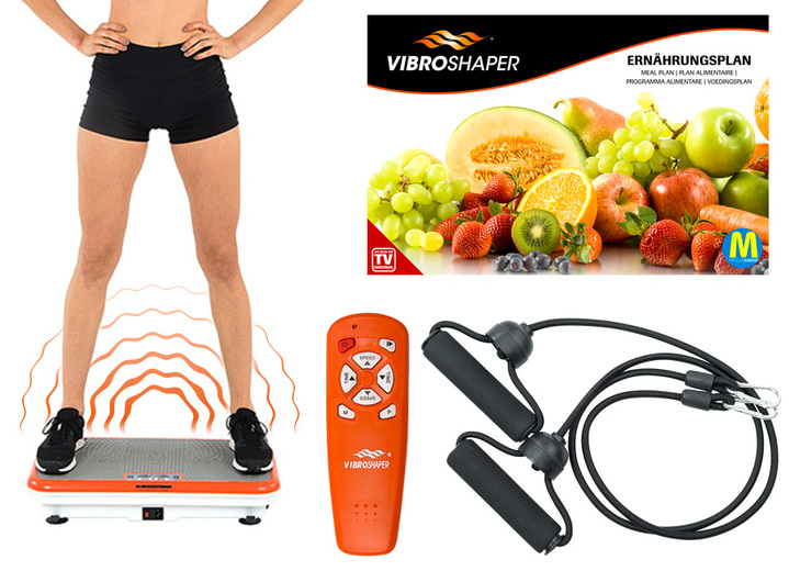 Vibro Shaper: hochwertige Vibrationsplatte mit 99 ...