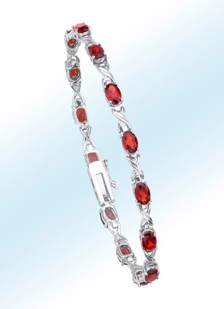 Armband mit echtem Granat