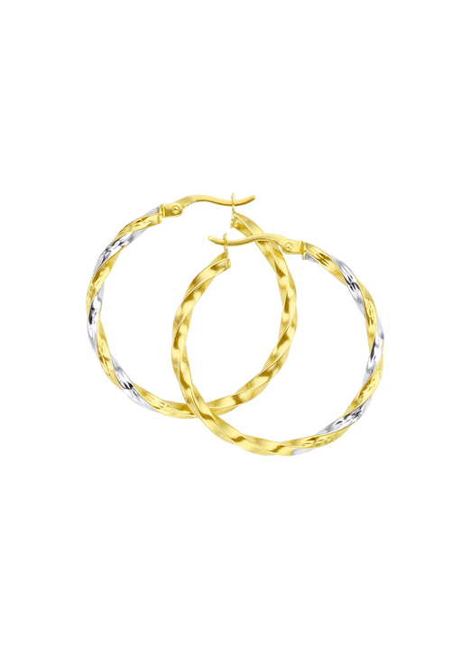 - Creolen in Bicolor, in Farbe  Ansicht 2