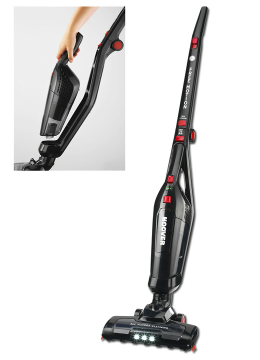 - Hoover FM18LI011 Akku-Stielsauger, in Farbe SCHWARZ-ROT Ansicht 1