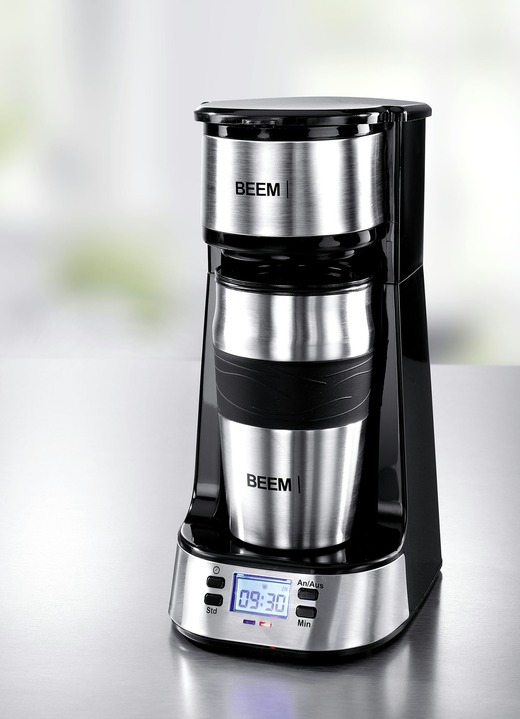 Kaffeemaschine Inklusive Thermobecher Mit To Go Deckel Elektrische Kuchengerate Bader