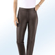 Hosen in Schlupfform - Hose aus softem Nappaleder-Imitat, in Größe 018 bis 235, in Farbe BROMBEER – Farbe MOKKABRAUN – Ansicht 1