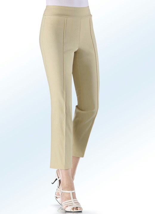 Hosen - Trendgenaue 7/8-Hose Ansicht 3 Hosen - Trendgenaue 7/8-Hose, in Größe 017 bis 052, in Farbe WEISS Ansicht 3
