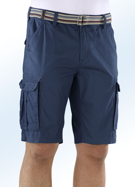 Shorts & Bermudas - Bermudas mit Cargotaschen in 4 Farben, in Größe 024 bis 060, in Farbe MINTGRÜN Ansicht 4