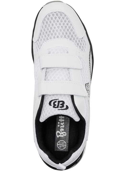 Slipper & Schnürschuhe - Leichte Herren-Slipper, mit herausnehmbarem Fußbett Ansicht 5 Slipper & Schnürschuhe - Leichte Herren-Slipper, mit herausnehmbarem Fußbett, in Größe 040 bis 046, in Farbe SCHWARZ-WEISS Ansicht 5