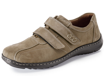 Waldläufer, bequeme Herren-Slipper, Weite H, mit herausnehmbarem Fußbett