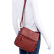 Taschen - Laurina, Tasche, Damen, mit verstellbarem Umhängeriemen, in Farbe MARONE – Farbe RUBINROT – Ansicht 3