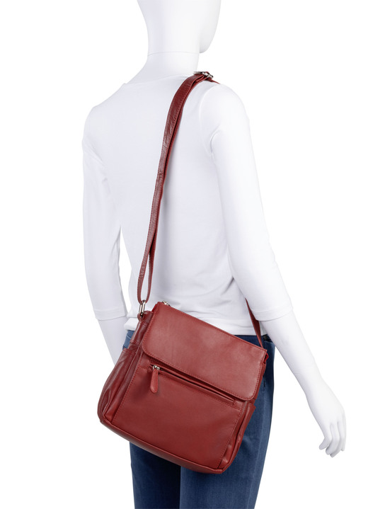 Taschen - Laurina, Tasche, Damen, mit verstellbarem Umhängeriemen, in Farbe MARONE Ansicht 4