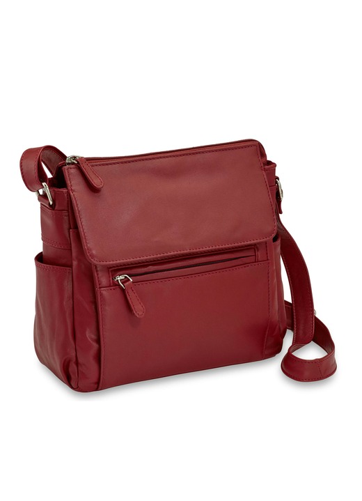 Taschen - Laurina, Tasche, Damen, mit verstellbarem Umhängeriemen, in Farbe RUBINROT Ansicht 1