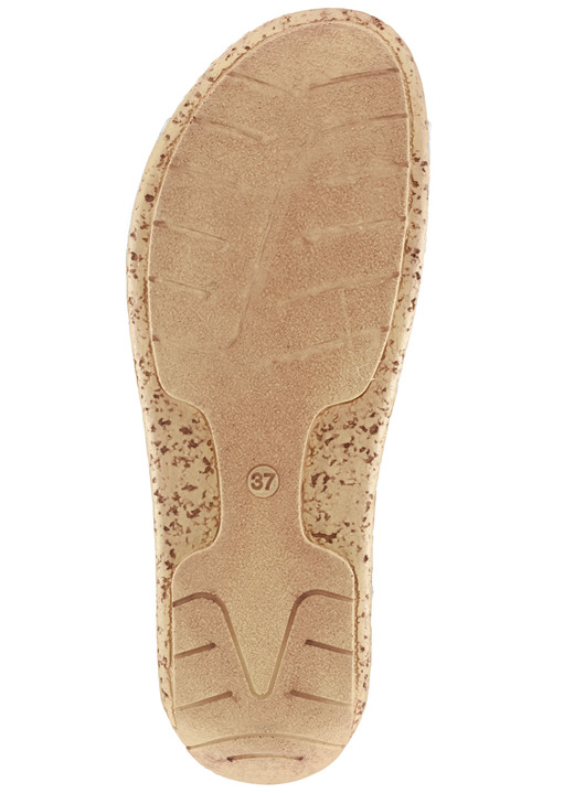 Sandaletten & Pantoletten - Gemini, bequeme Damen-Sandalen, Weite G, mit Gummizug, in Größe 036 bis 042, in Farbe JEANS Ansicht 9