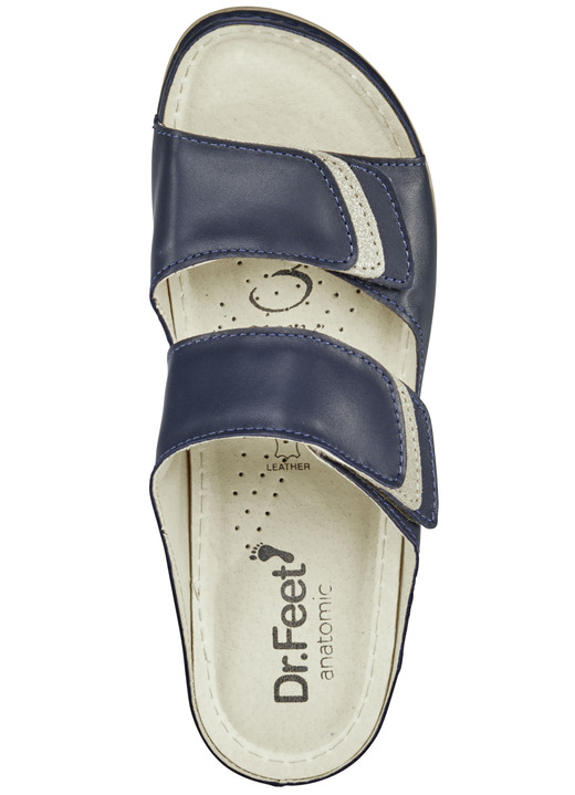 Sandaletten & Pantoletten - ELENA EDEN Pantolette mit Kontrast-Einsätzen, in Größe 036 bis 042, in Farbe WEISS Ansicht 5