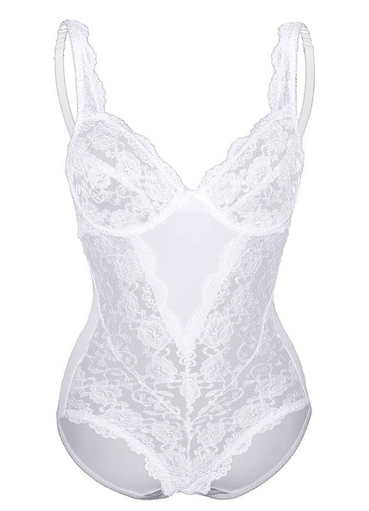 Korseletts - Sassa Body mit Elastikspitze, in Größe 075 bis 100, in Cup B, in Farbe ALTROSÉ Ansicht 10