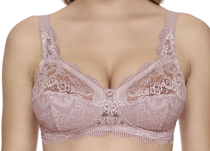 Soft-BH - Susa Zweierpack BH mit zarter Elastikspitze, in Größe 075 bis 110, in Cup B, in Farbe 2X WEISS Ansicht 18