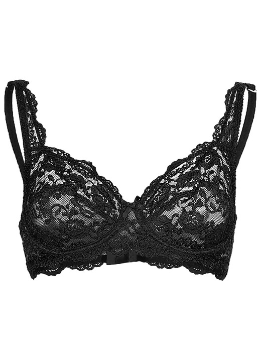 Wäsche - Sassa Zweierpack Bügel-BH aus Elastikspitze Ansicht 10 Wäsche - Sassa Zweierpack Bügel-BH aus Elastikspitze, in Größe 075 bis 100, in Cup B, in Farbe 1X KROKUS, 1X PUDER Ansicht 10