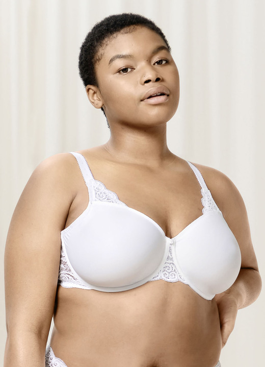 Bügel-BH - Triumph Amourette Minimizer-Bügel-BH, in Größe 075 bis 095, in Cup D, in Farbe WEISS Ansicht 2