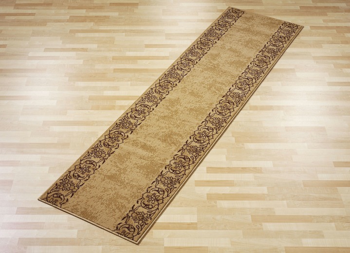 Läufer & Stufenmatten - Läufer nach Wunschmaß, für Fußbodenheizung geeignet, in Größe 103 (Läufer, 70 cm breit) bis 109 (Läufer, 120 cm breit), in Farbe BEIGE Ansicht 1