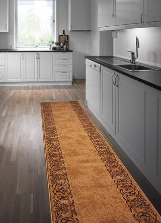 Läufer & Stufenmatten - Läufer nach Wunschmaß, für Fußbodenheizung geeignet, in Größe 103 (Läufer, 70 cm breit) bis 109 (Läufer, 120 cm breit), in Farbe BEIGE – Farbe BEIGE – Ansicht 