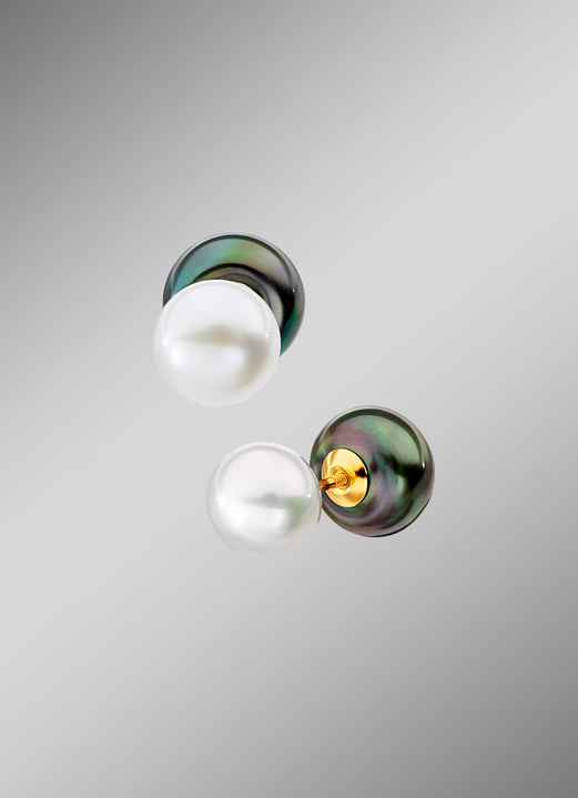 Ohrschmuck -  Wende-Ohrstecker, in Farbe  Ansicht 1