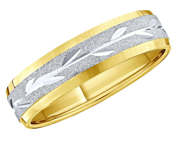 Ringe - Damenring mit Blattdesign, in Größe 160 bis 220, in Farbe  Ansicht 2