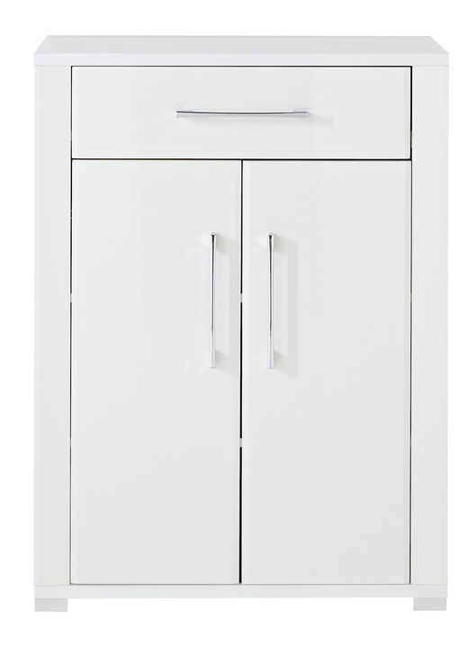 - Garderobenmöbel mit Softclose, in Farbe WEISS, in Ausführung Schuhschrank Ansicht 1