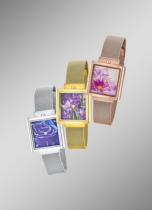 - Damenuhr mit herausnehmbarm Duftträger, in Farbe  Ansicht 3