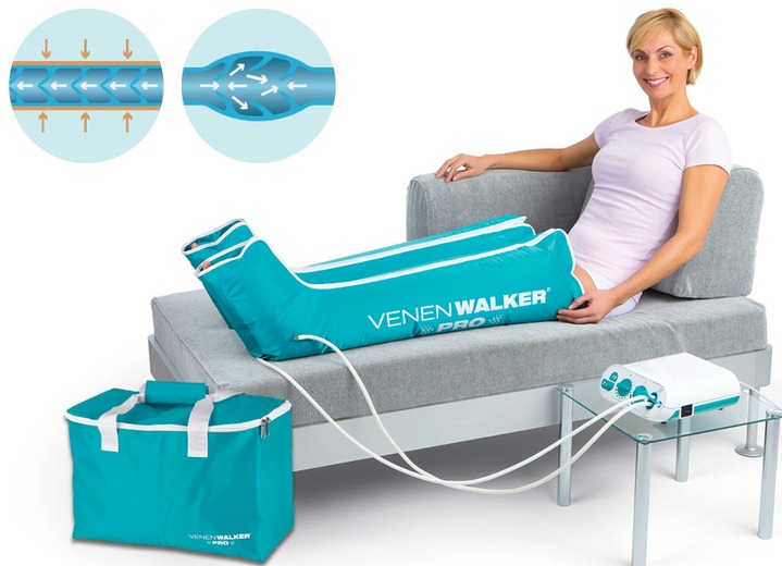 Gesunder Fuß - Vitalmaxx Venen Walker Pro 2 Venen-Massagegerät, in Farbe WEIß/TÜRKIS Ansicht 1