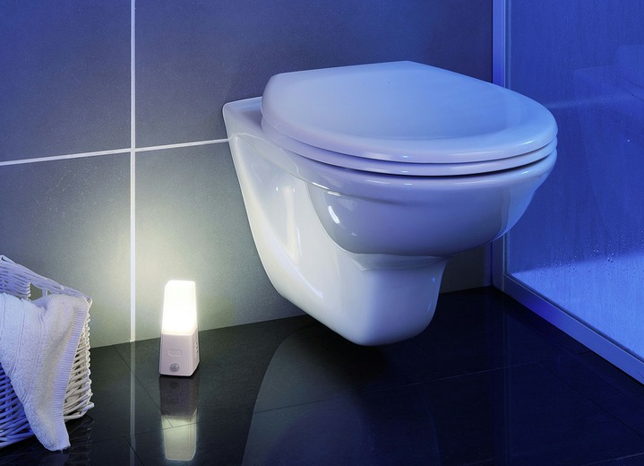 Praktische Hilfsmittel - LED-Nachtlicht mit Bewegungssensor, 2er-Set, in Farbe WEISS Ansicht 2