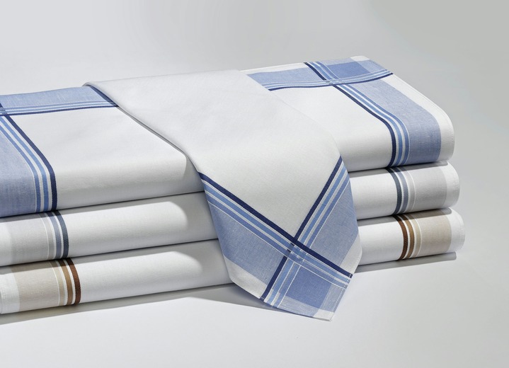 Praktische Hilfsmittel - Herrentaschentücher , in Größe 100 (4er-Pack) bis 200 (8er-Pack), in Farbe