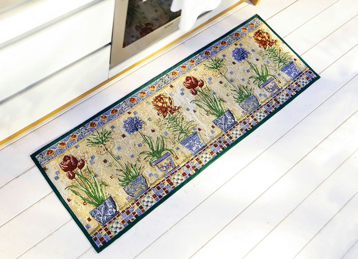 Fußmatten - Fußmatte mit Blumenmuster, in Farbe BUNT