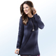 Pullover - Longpullover mit Schurwolle – Farbe MARINE Pullover - Longpullover mit Schurwolle, in Größe 040 bis 060, in Farbe BEERE
