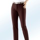 Hosen - Hose mit trendigen Aufschlägen – Farbe AUBERGINE Hosen - Hose mit trendigen Aufschlägen, in Größe 018 bis 235, in Farbe INDIGOBLAU