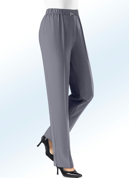 Hosen - Hose mit weiterem Hüftumfang, in Größe 521 bis 556, in Farbe RAUCHBLAU MEL. Ansicht 3