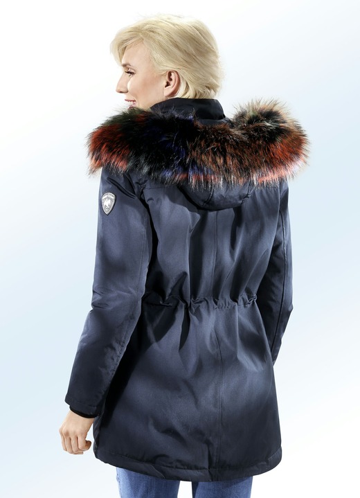 Jacken & Mäntel - Funktions-Parka mit abnehmbarer Kapuze Ansicht 2 Jacken & Mäntel - Funktions-Parka mit abnehmbarer Kapuze, in Größe 036 bis 052, in Farbe NACHTBLAU Ansicht 2