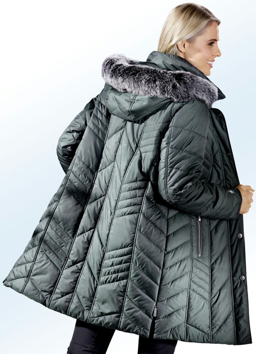 Wintermäntel - Kurzmantel mit abnehmbarer Kapuze, in Größe 038 bis 056, in Farbe MESSING Ansicht 3