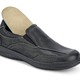 Slipper & Schnürschuhe - GINO GALANTE, klassische Herren-Slipper, mit herausnehmbarem Fußbett, in Größe 040 bis 047, in Farbe SCHWARZ – Farbe SCHWARZ – Ansicht 2