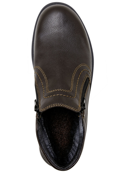 Stiefeletten - GINO GALANTE, atmungsaktive Herren-Boots, Winterschuhe, mit Reißverschluss, in Größe 039 bis 046, in Farbe MOKKA Ansicht 3