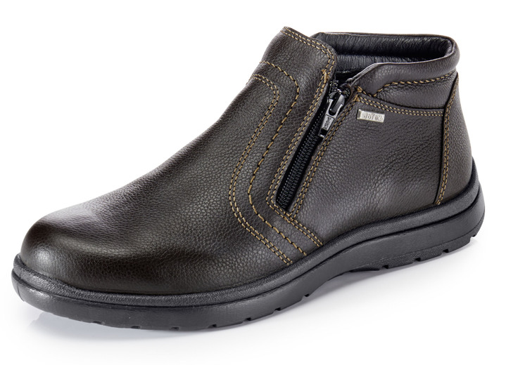 Stiefeletten - Stiefelette mit angenehmem Warmfutter, in Größe 039 bis 046, in Farbe MOKKA Ansicht 1