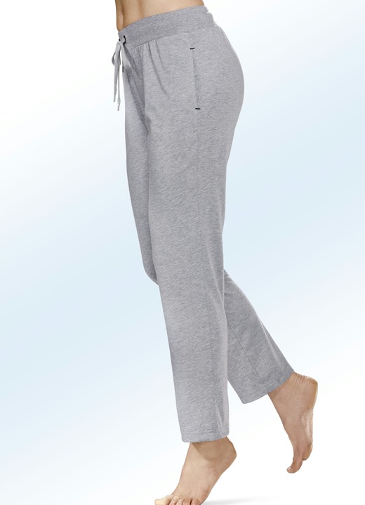 Schlafanzüge & Shortys - Zweierpack Schlaf- und Freizeithosen mit Kordelzug Ansicht 3 Schlafanzüge & Shortys - Zweierpack Schlaf- und Freizeithosen mit Kordelzug, in Größe 036 bis 056, in Farbe SCHWARZ/MARINE Ansicht 3