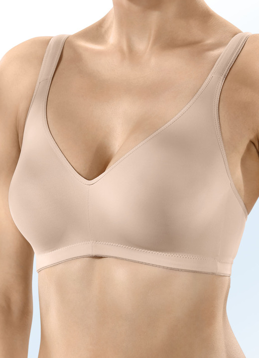 Naturana - Zweierpack Naturana BH mit Microfaser Ansicht 3 Naturana - Zweierpack Naturana BH mit Microfaser, in Größe 075 bis 100, in Cup B/C/D, in Farbe 1X PUDER, 1X WEISS Ansicht 3