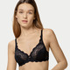 Damenmode - Triumph Amourette Bügel-BH mit Elastikspitze – Farbe SCHWARZ – Ansicht 1 Damenmode - Triumph Amourette Bügel-BH mit Elastikspitze, in Größe 075 bis 100, in Cup C, in Farbe WEISS – Farbe SCHWARZ – Ansicht 1