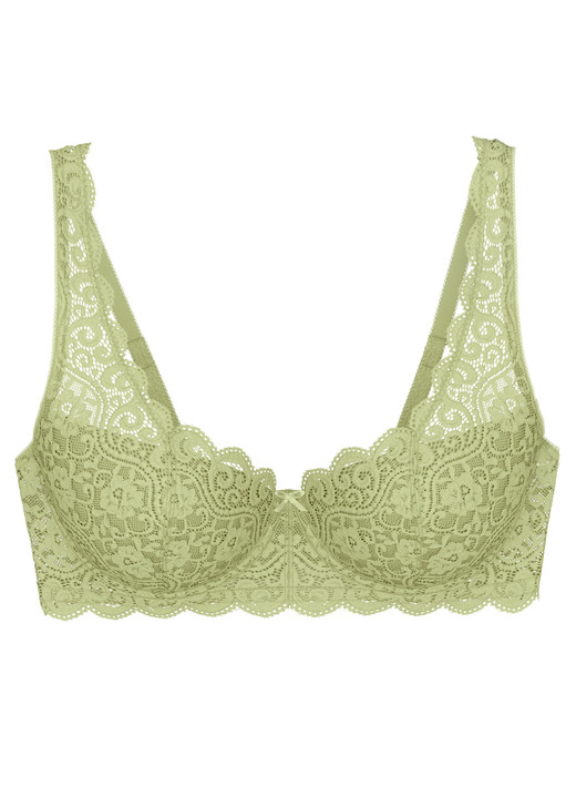 Triumph - Triumph Amourette Bügel-BH mit Elastikspitze, in Größe 075 bis 095, in Cup D, in Farbe WEISS Ansicht 23