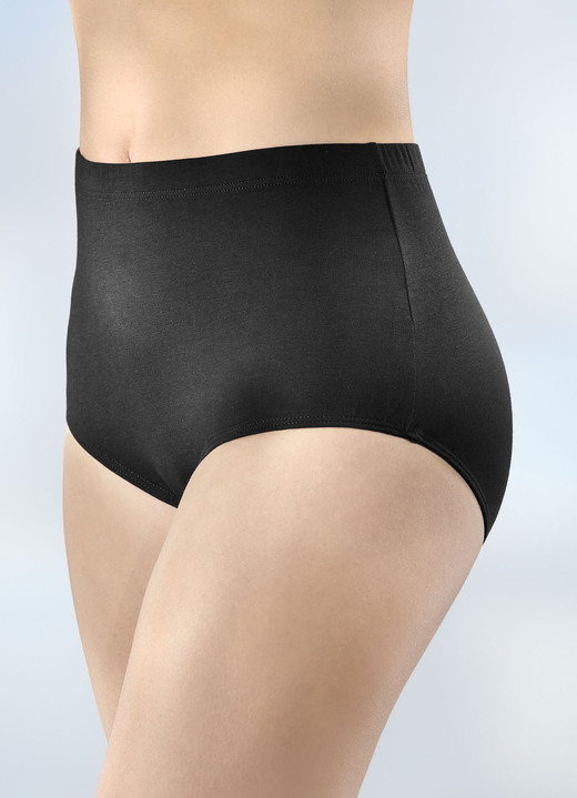 Slips - Fünferpack Slips mit Gummizug, in Größe 040 bis 062, in Farbe JEANSBLAU Ansicht 3