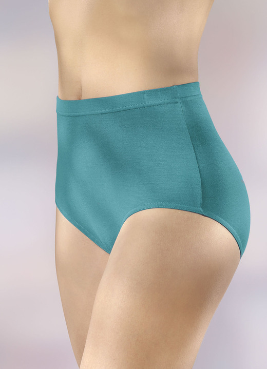 Slips - Viererpack Slips mit Gummizug im Bund Ansicht 10 Slips - Viererpack Slips mit Gummizug im Bund, in Größe 038 bis 056, in Farbe 2X TAUPE, 2X RAUCHBLAU Ansicht 10