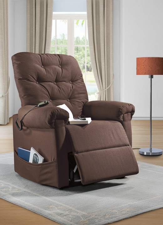 TV-Sessel / Relax-Sessel - TV-Sessel mit Motor und Aufstehhilfe, in Farbe BRAUN Ansicht 1